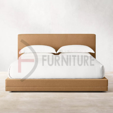 low profile upholstered bed