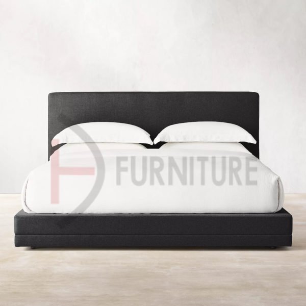 low profile upholstered bed