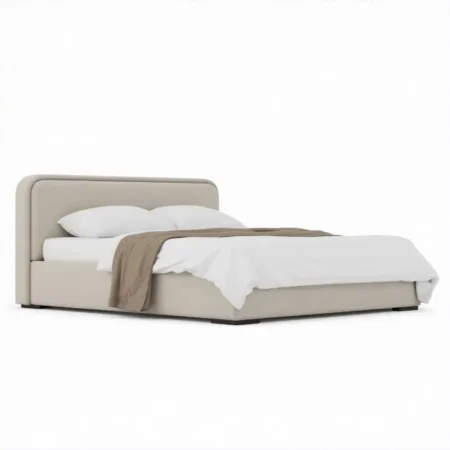 Simple Plain Headboard Bed Frame