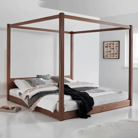 Cube Shaped Four Poster Bed