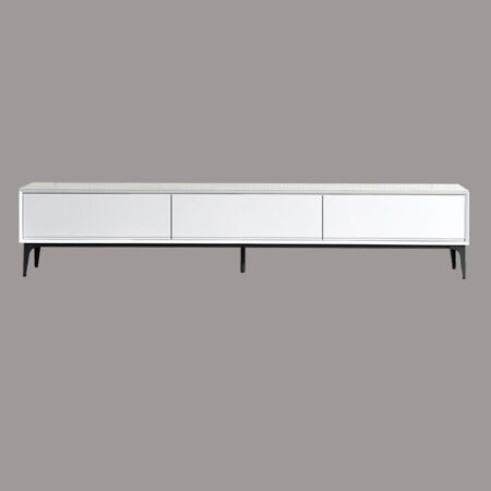 Rectangle TV Stand White