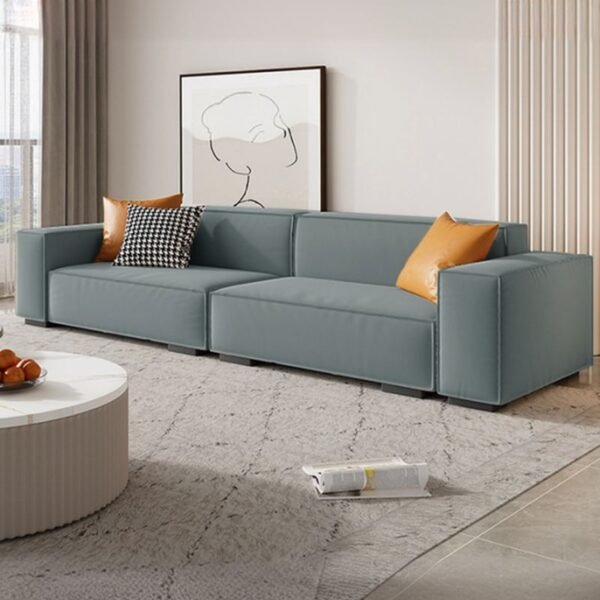 Square Arm 3-Seater Sofa