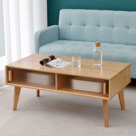 Square Accent Table with Storage