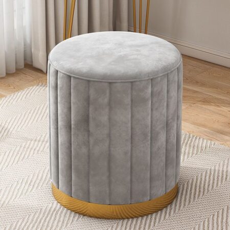 Simplistic Lined Vanity Stool