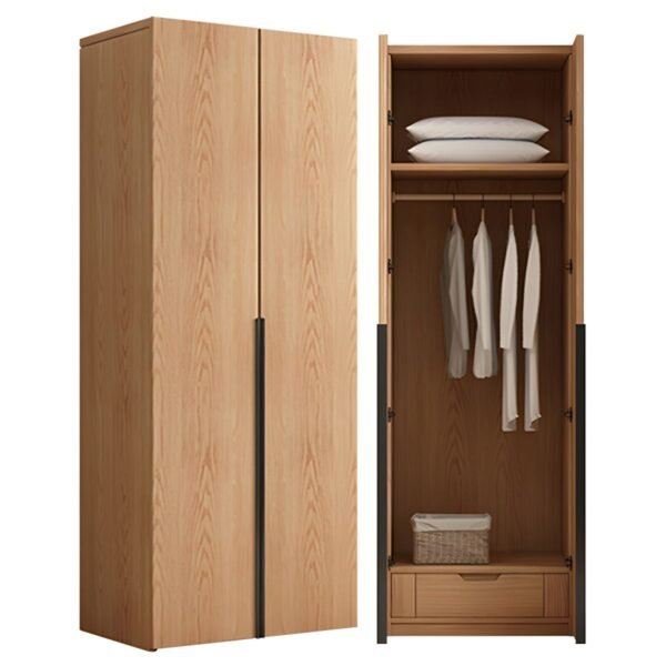 Wooden Wardrobe with Storage