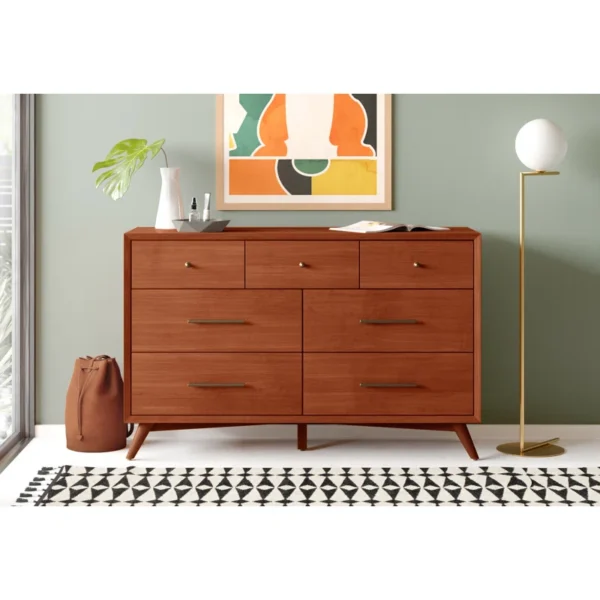 Modern 7 Drawer Dresser