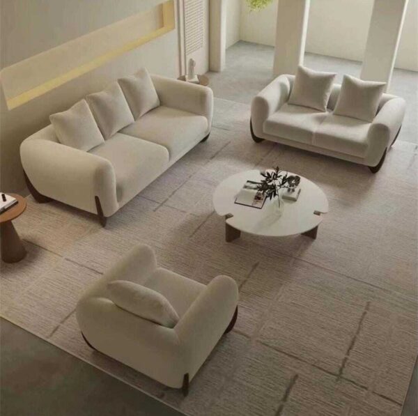 "Luxury Modern Minimalist Sofa Set – Chic Living Room Furniture"