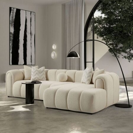 Luxury Bouclé Sectional Sofa