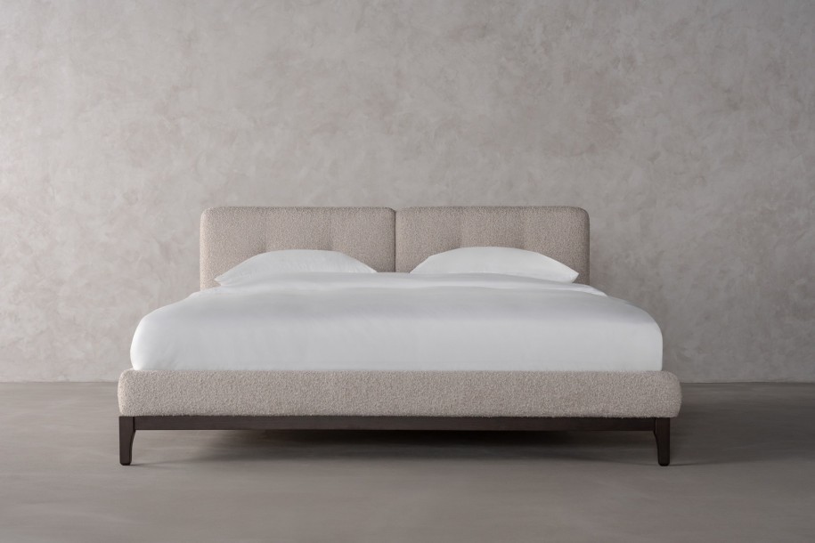 Contemporary Tufted Upholstered Bed Frame