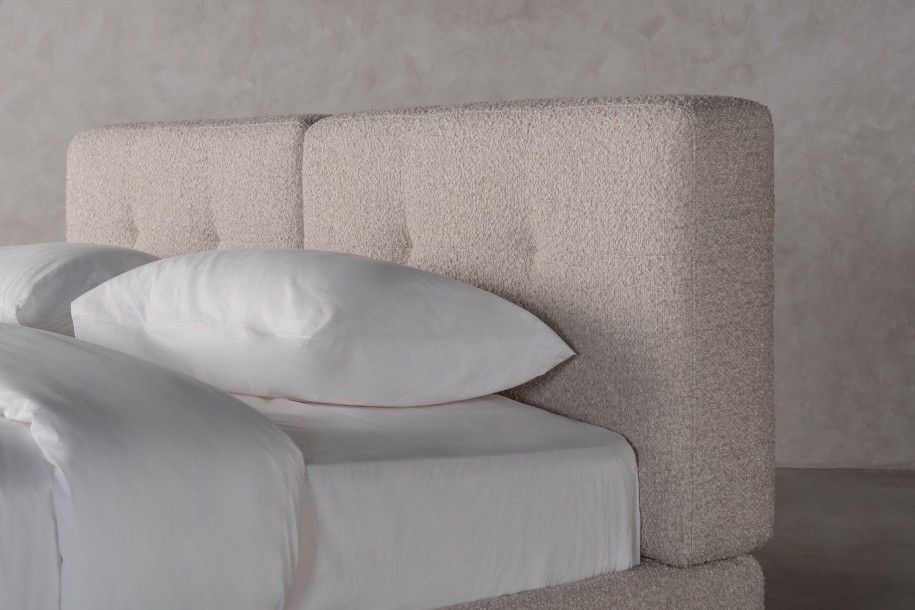 Contemporary Tufted Upholstered Bed Frame - Image 4