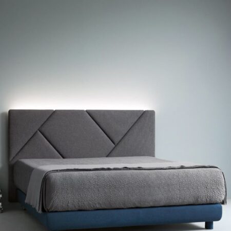 GeoLuxe Modern Upholstered Bed
