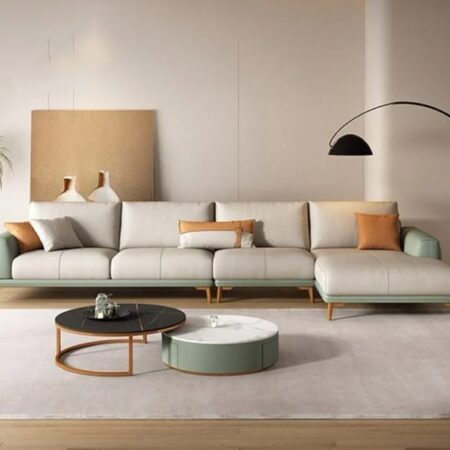 Luxora Modular Leather Sectional Sofa