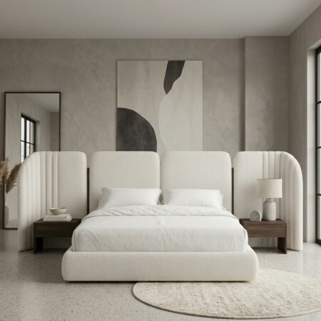 Frame Wingback Panel Bed