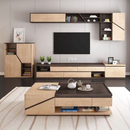 Storage TV Console Set