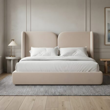Baiso Minimal Wing Panel Bed