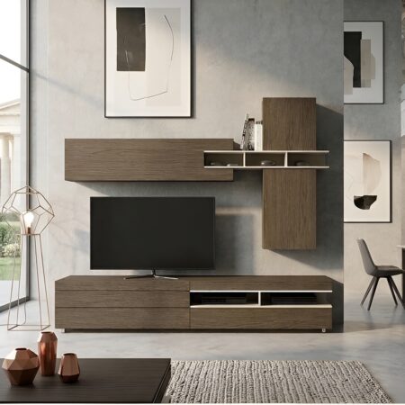 Drevon Linear Wall-Mounted Media Unit