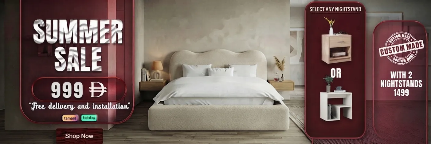 bed sale with nightstands