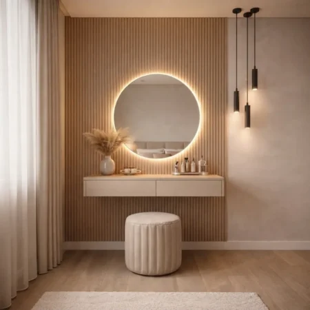 Alvexa Designer Wall Vanity with LED Mirror