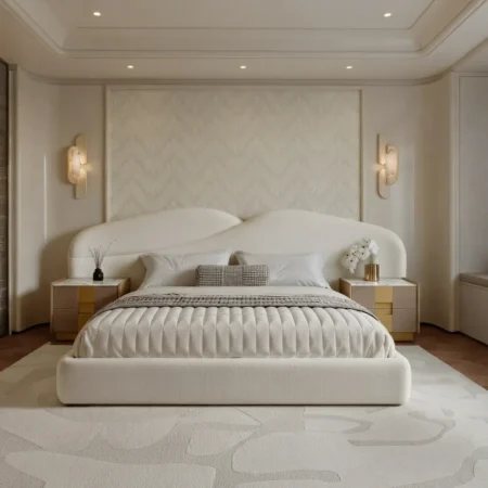 Awina Twin Wave Panel Bed