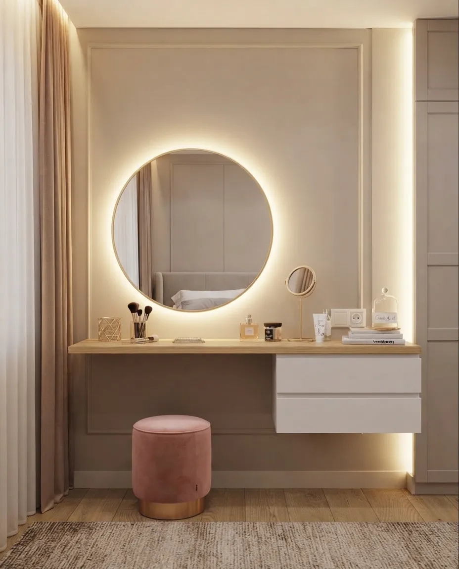 Belora Floating Mirror Vanity